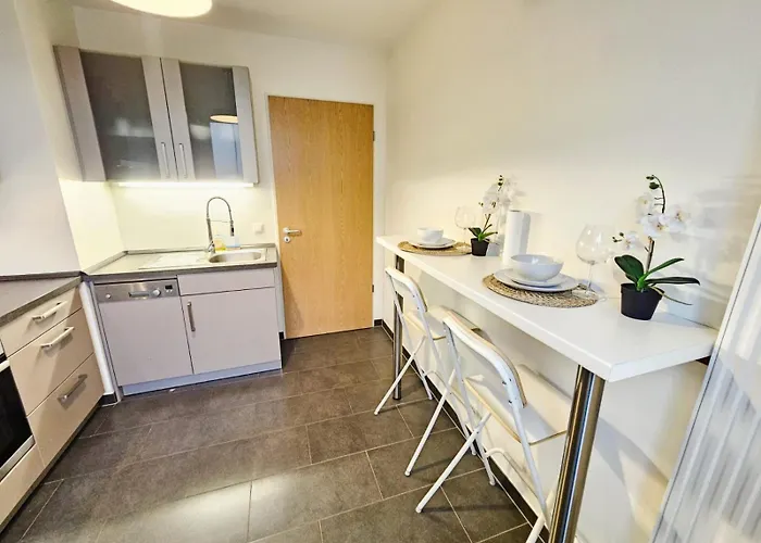 Modern 1br W Balcony&private Parking Apartment Luxemburg